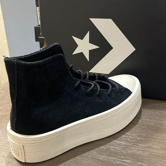 NWT Converse Chuck Taylor All Star Modern Lift Platform Mono Suede - A05285C - Picture 6 of 10